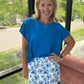 Watercolor Blossom Skort