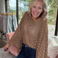 Free Spirit Bell Top- Mocha