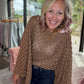 Free Spirit Bell Top- Mocha