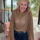 Free Spirit Bell Top- Mocha