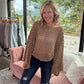 Free Spirit Bell Top- Mocha