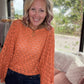 Free Spirit Bell Top- Orange
