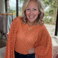 Free Spirit Bell Top- Orange