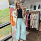 Vintage Lace Trim Pants