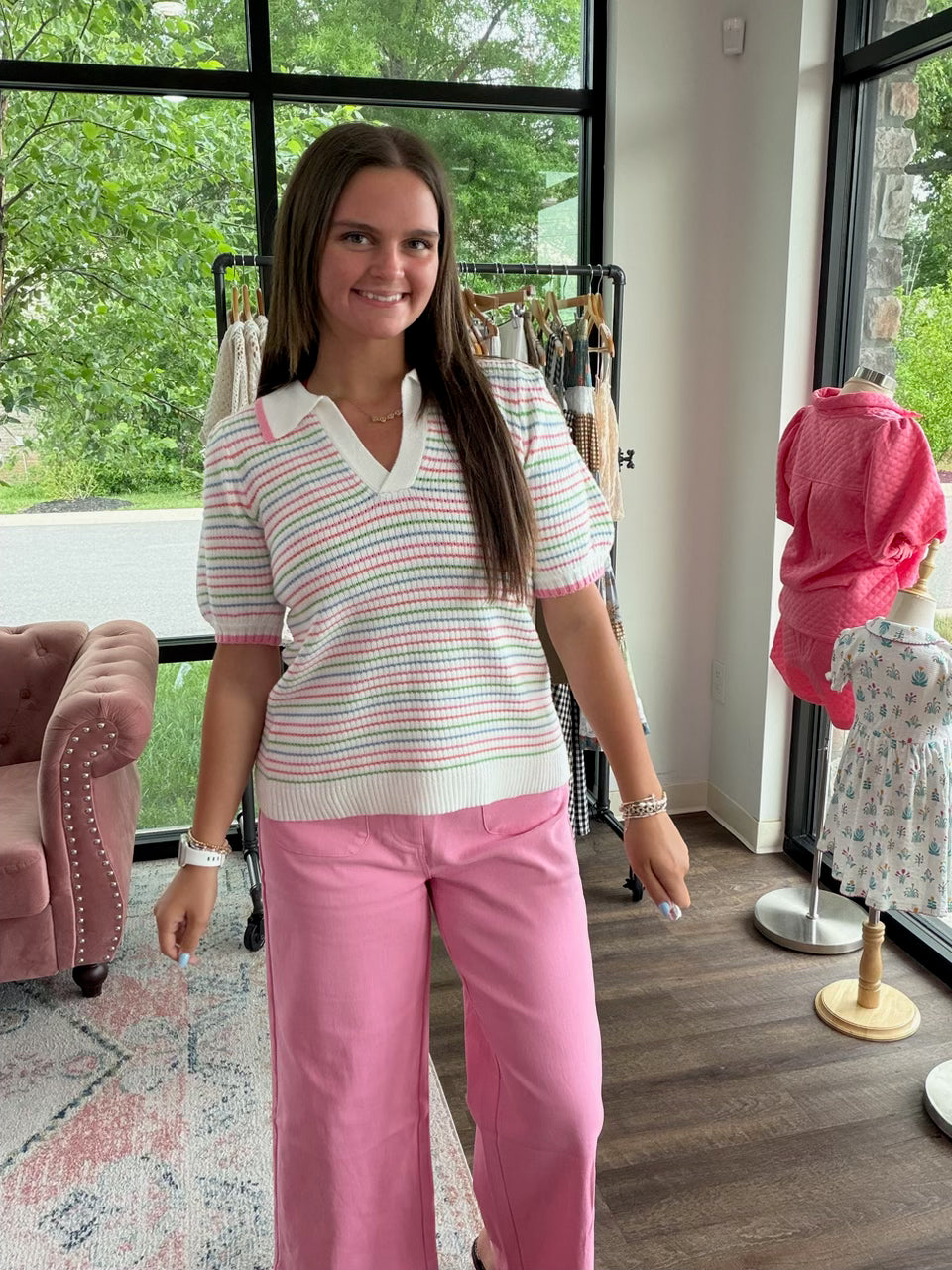 Candy Stripe Top