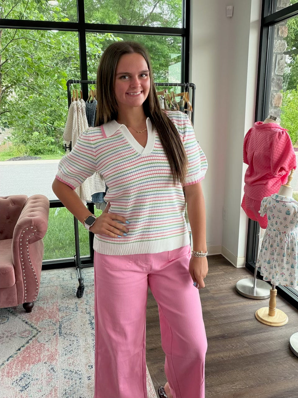 Candy Stripe Top