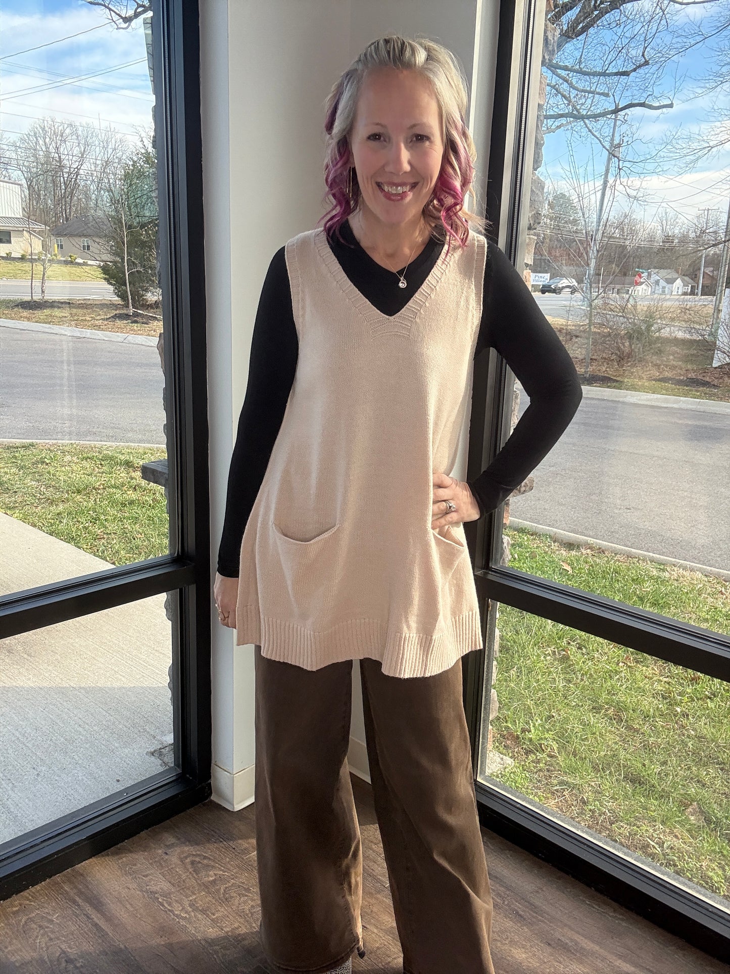 Khaki Haven Tunic