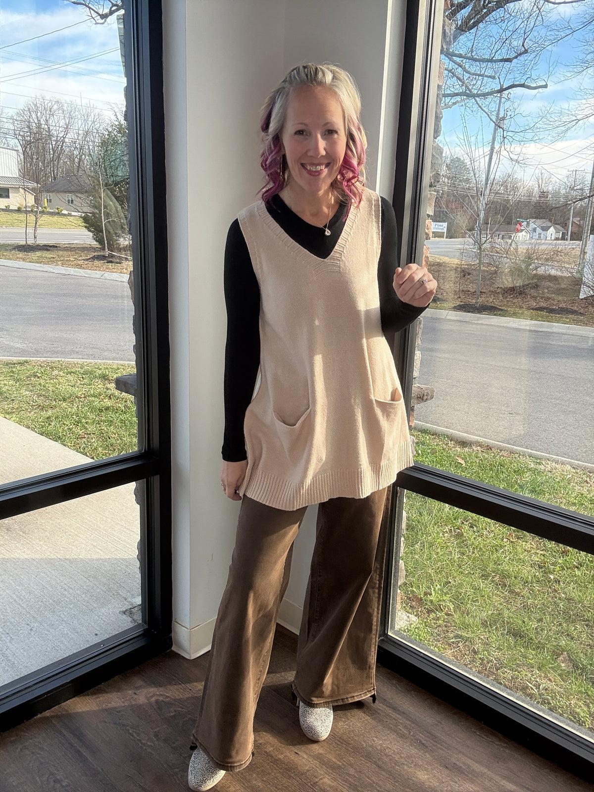 Khaki Haven Tunic