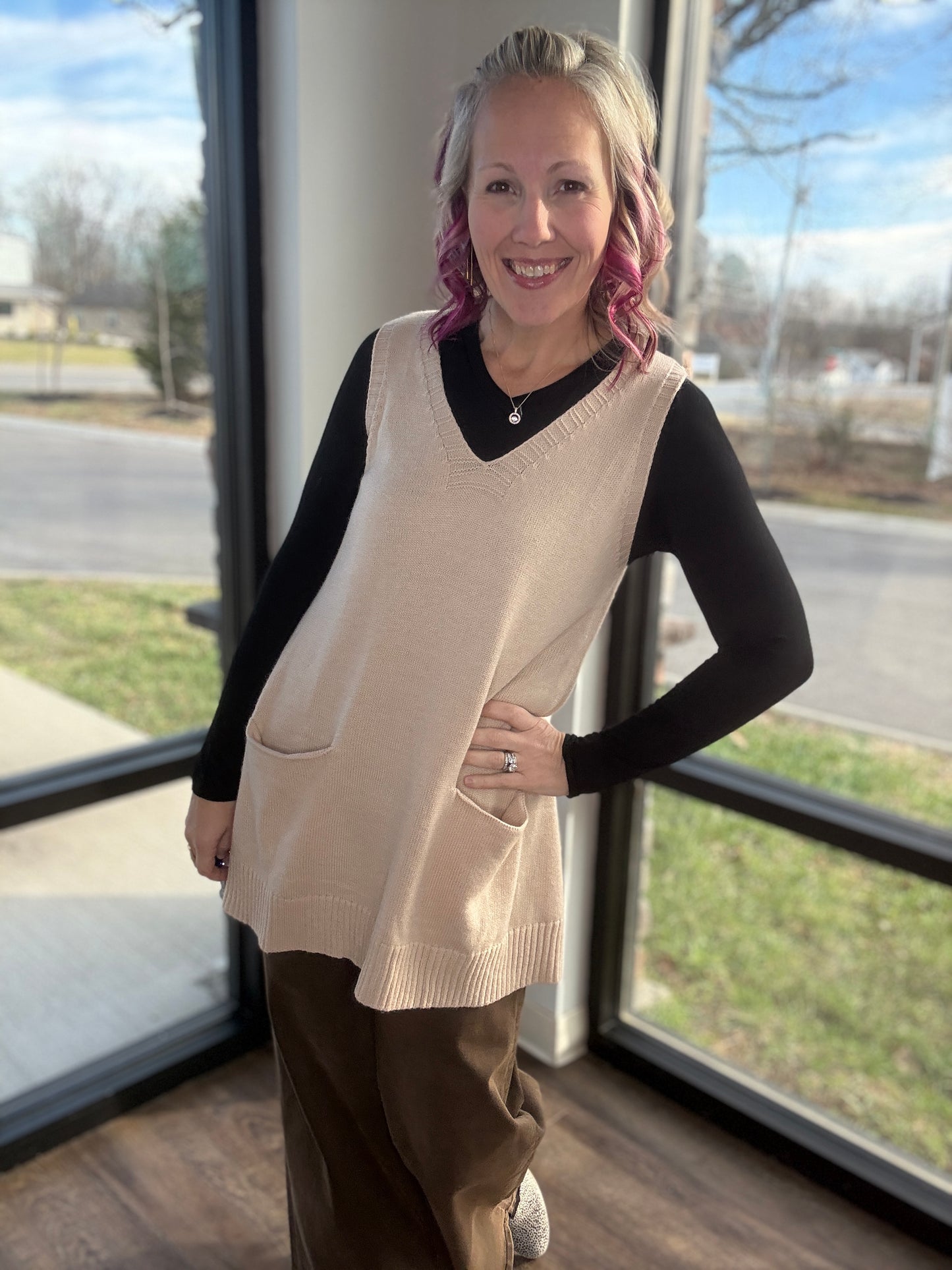 Khaki Haven Tunic
