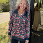 Pretty in a Pullover- Floral