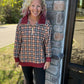 Pretty in a Pullover- Plaid