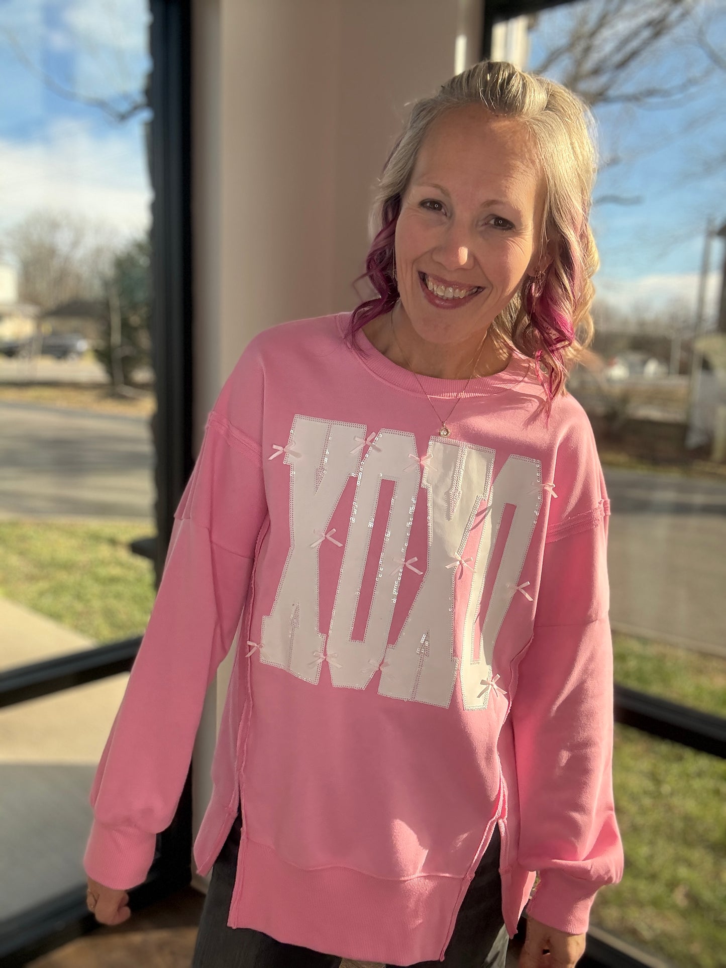 Bow-Tied Kisses Sweatshirt