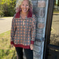 Pretty in a Pullover- Plaid