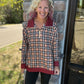 Pretty in a Pullover- Plaid