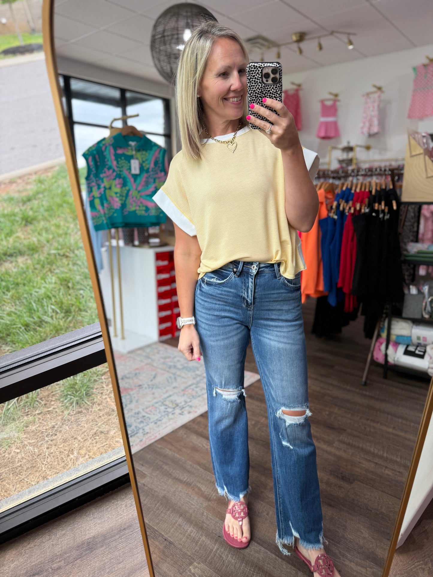 Run Around Rebel Jean- Dark Wash