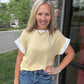 Open Air Stripe Top- Yellow
