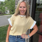 Open Air Stripe Top- Yellow