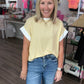 Open Air Stripe Top- Yellow