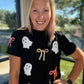 Boo-tiful Bow Sequin Tee