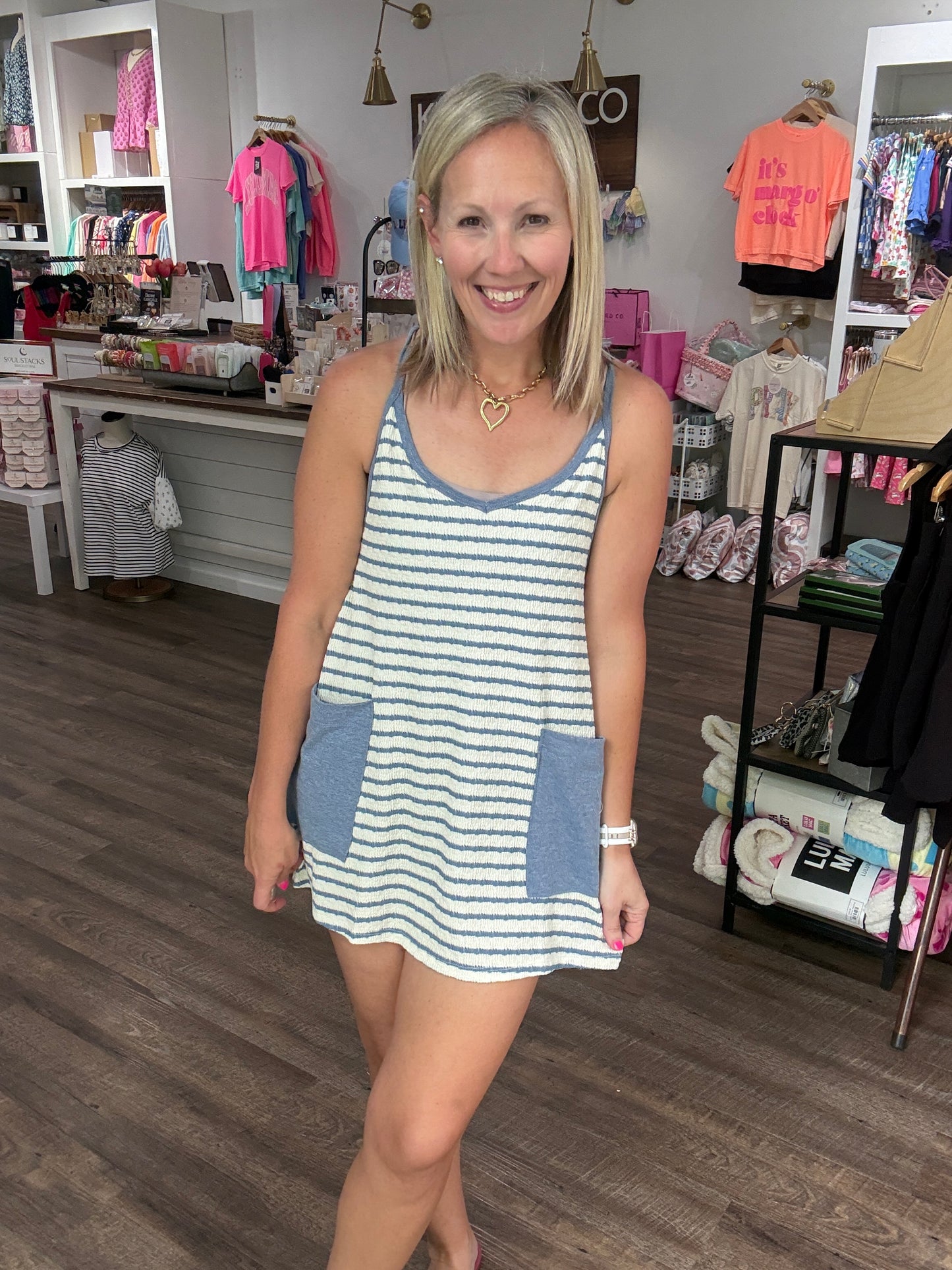 Sun Coast Waffle Dress