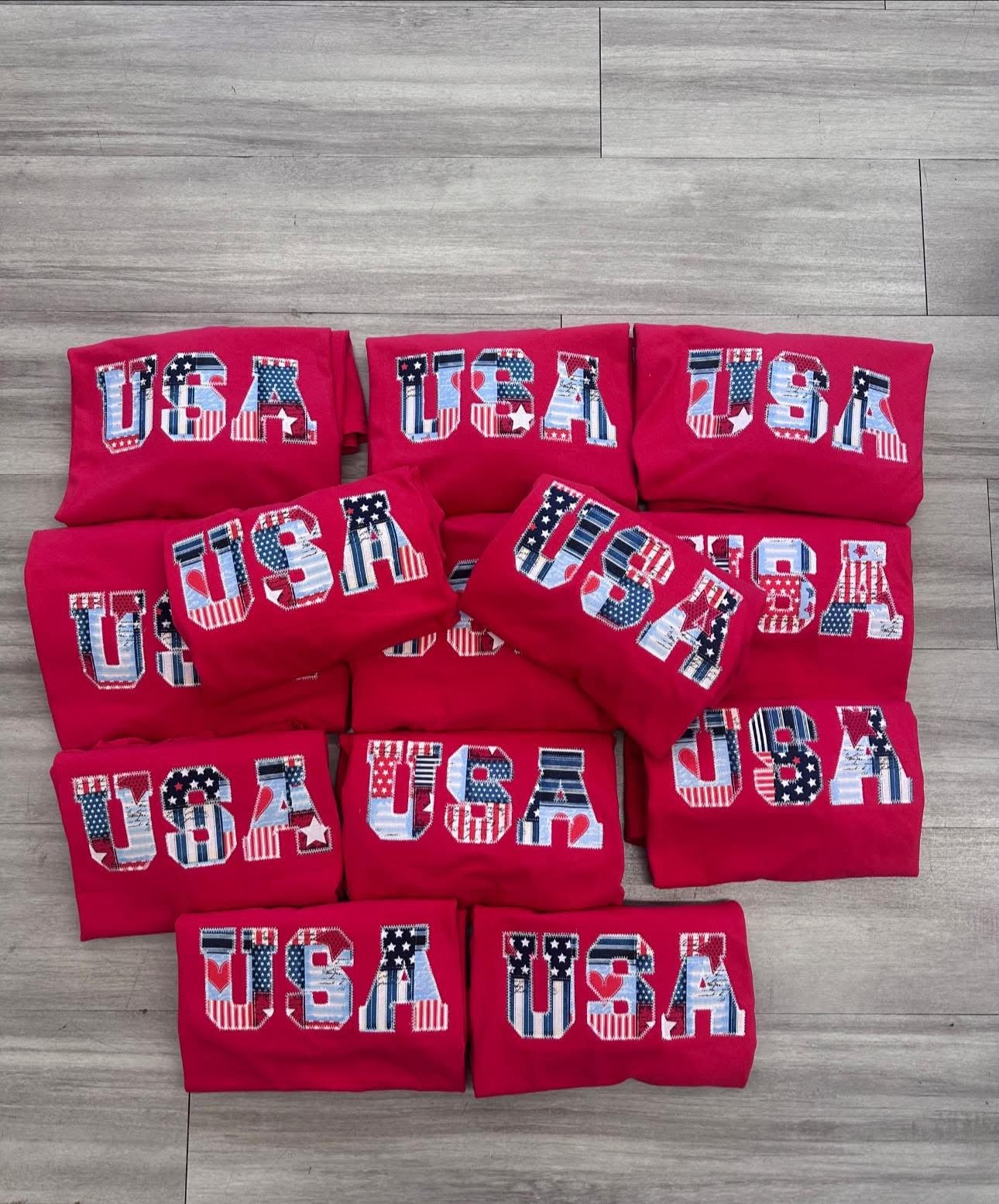 USA Patchwork Tee