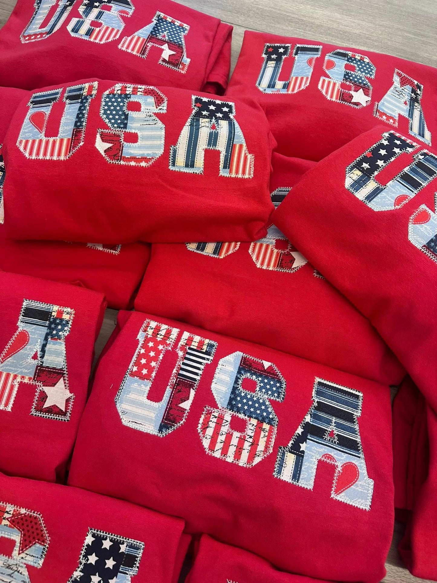 USA Patchwork Tee