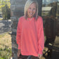 Keepsake Pullover- Coral