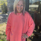 Keepsake Pullover- Coral