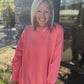 Keepsake Pullover- Coral