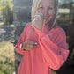Keepsake Pullover- Coral