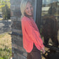 Keepsake Pullover- Coral