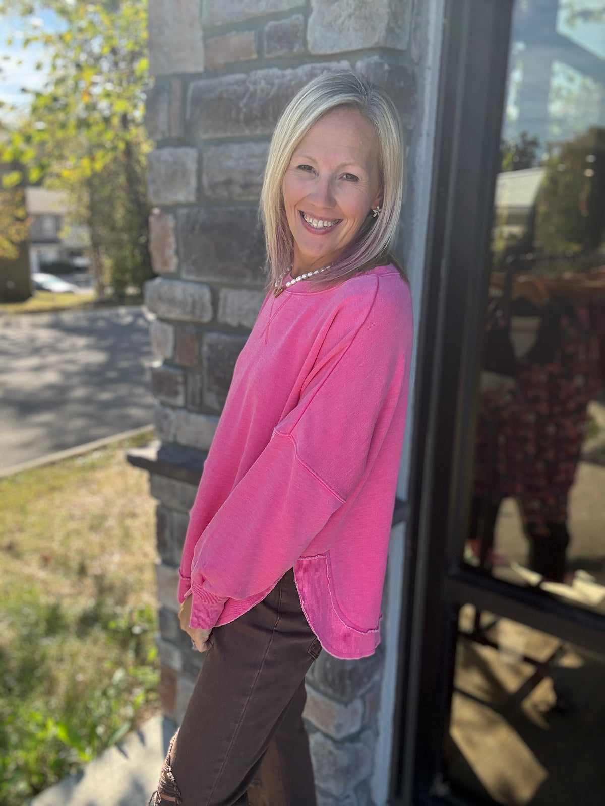 Keepsake Pullover- Pink