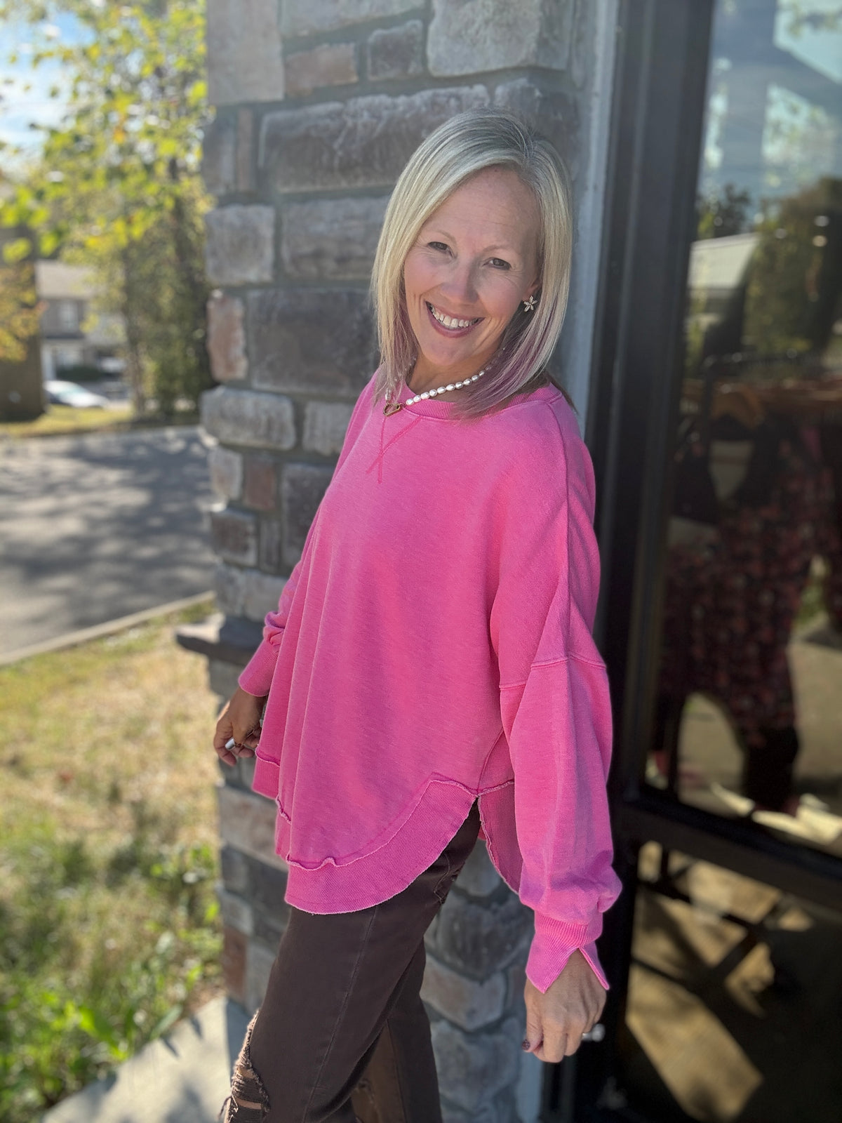 Keepsake Pullover- Pink