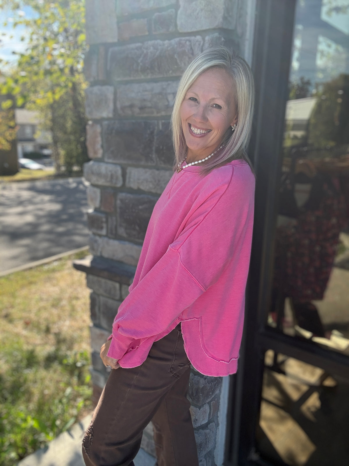 Keepsake Pullover- Pink