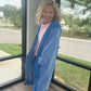 It's Friday Cardi- Blue