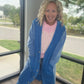 It's Friday Cardi- Blue