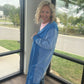 It's Friday Cardi- Blue