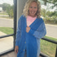 It's Friday Cardi- Blue