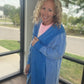 It's Friday Cardi- Blue