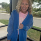 It's Friday Cardi- Blue