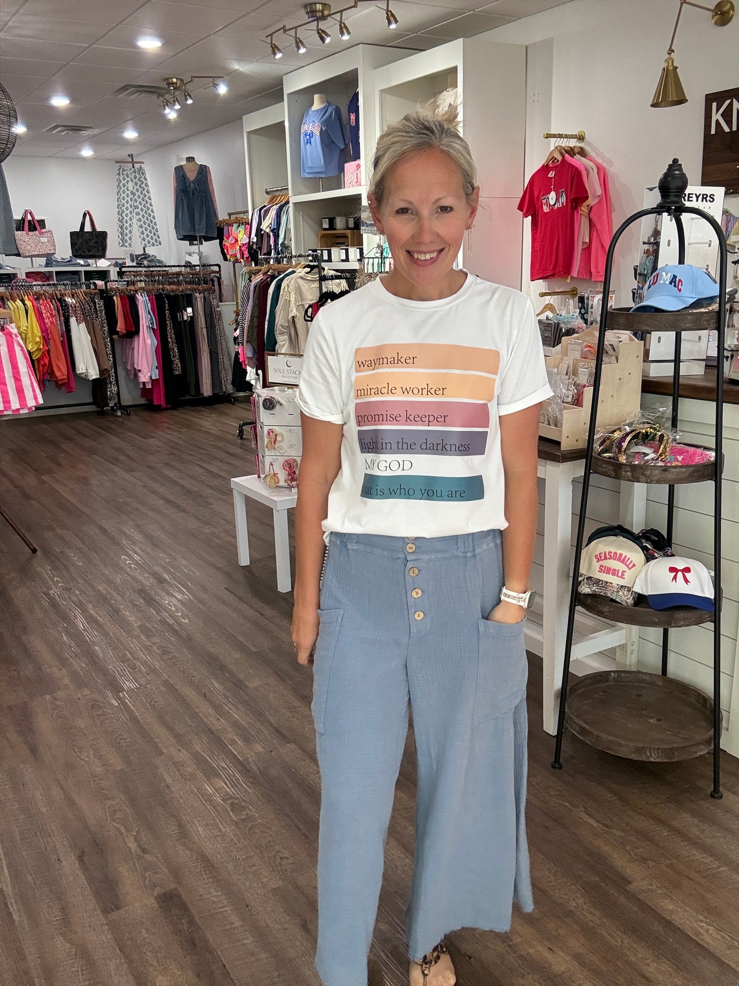 Boardwalk Gauze Pants- Denim