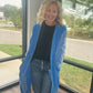 It's Friday Cardi- Blue