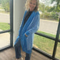 It's Friday Cardi- Blue
