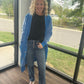 It's Friday Cardi- Blue