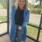 It's Friday Cardi- Blue