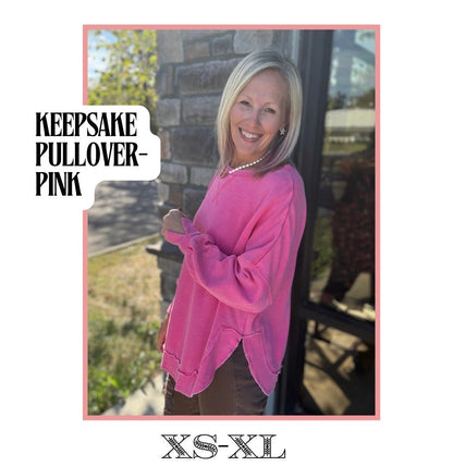 Keepsake Pullover- Pink