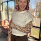 Cheetah Hearts Mesh Top