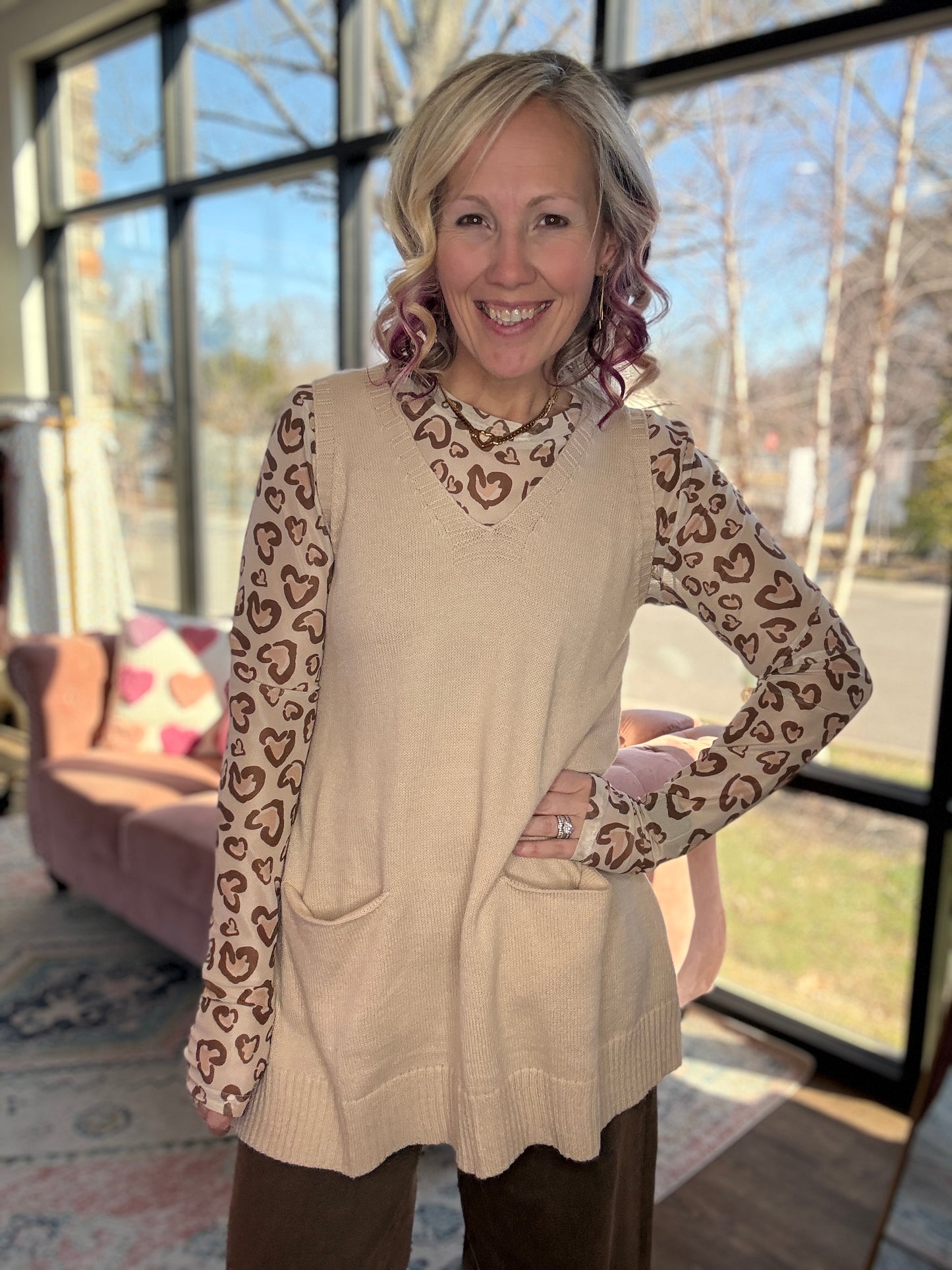Khaki Haven Tunic