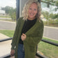 Kandis Knit Cardigan- Olive