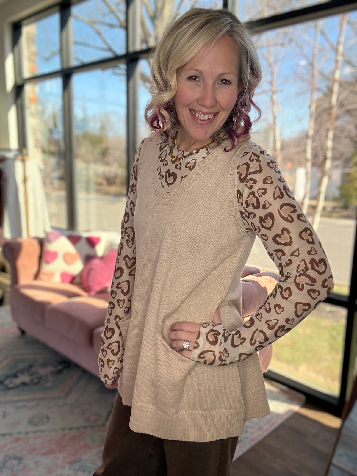 Khaki Haven Tunic